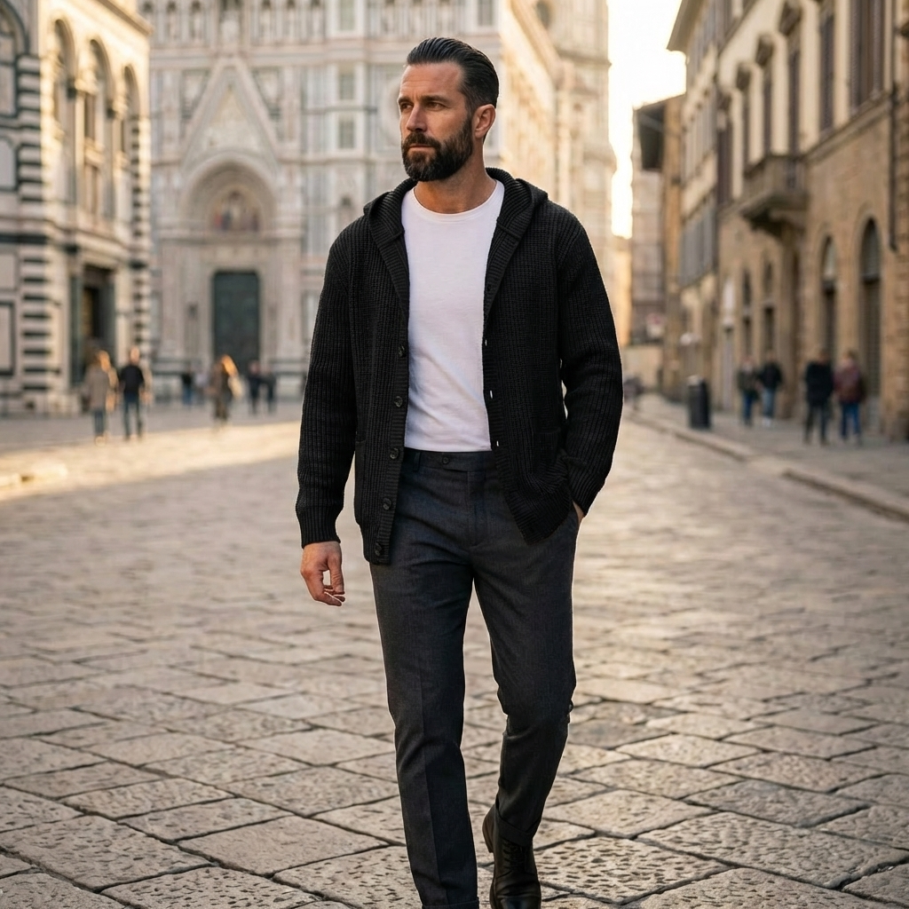 The Barlow Hooded Cardigan