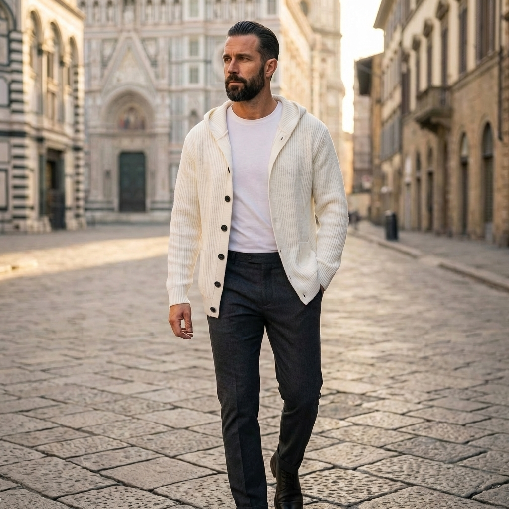The Barlow Hooded Cardigan