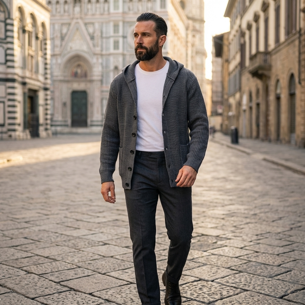 The Barlow Hooded Cardigan
